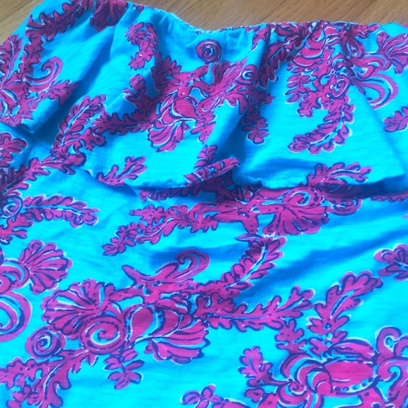 Lilly Pulitzer Rhode Island Reef Wiley Ruffle Top - Picture 3 of 5